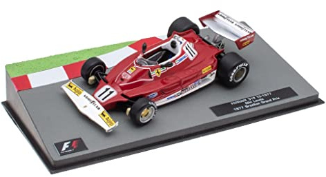 OPO 10 Miniaturauto Formel 1 1/43 kompatibel mit Ferrari 312 T2 1977 Grand Prix von Brasilien Niki Lauda - FD002