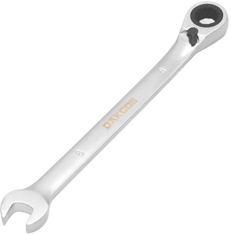 DAKCOS Llave Combinada con Carraca Trinquete Reversible de 8mm