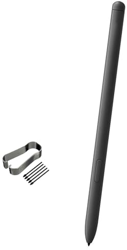 Galaxy Tab S6 Lite S Pen Replacement for Samsung Galaxy Tab S6 Lite (EJ-PP610) Stylus Touch S Pen(NoBluetooth) + Replacement Tips/Nibs, Oxford Gray