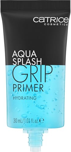 Catrice Aqua Splash Grip Primer, blu, idratante, a lunga durata, radiante fresco, vegano, senza olio, senza parabeni, senza nanoparticelle, confezione da 1 (30 ml)