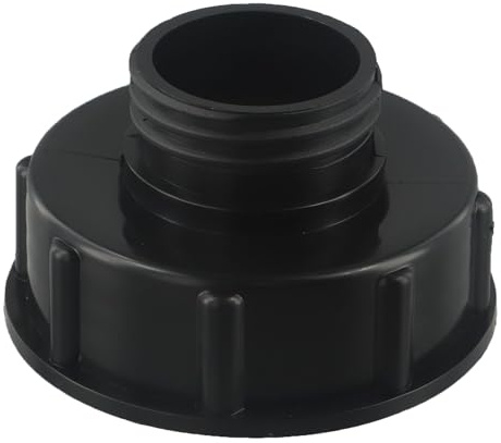 IBC Tank Adapter, 100mm to 60mm Reducer S100xS60 Water Pipe Tap Cap Joint for Ton Container Connector