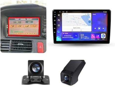 10 Android 13 Car Stereo Radio Player Steering Wheel Control for Honda Odyssey RL1 1998-2004 4G WIFI Wireless Carplay Android Auto GPS DSP RDS FM DAB+ Radio BT 5.0 DVR(A,NF-7)