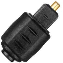 Adattatore audio ottico da jack femmina da 3,5 mm a maschio digitale Toslink