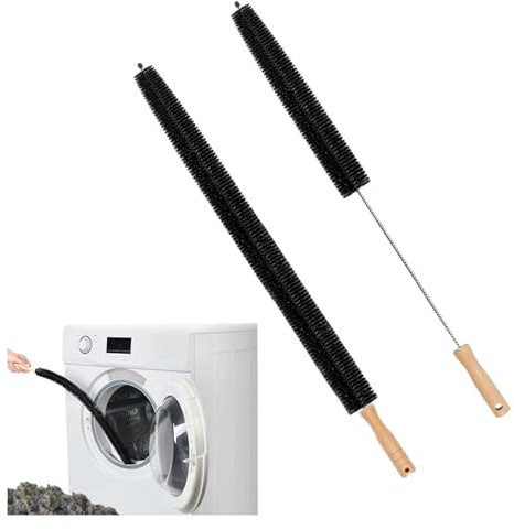 2 Piezas Cepillo de Limpieza de calefacción, 75cm+70cm, Cepillo Limpiador de radiador, Cepillo de Limpieza para radiadores, Cepillo para radiadores, Apto para Muebles, lavadoras, frigoríficos