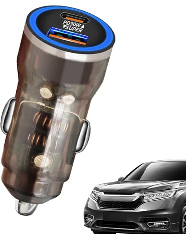 Caricabatterie rapido per auto - Dispositivo di ricarica elettronico | compatto 17G, modulo convertitore presa USB A tipo C, attrezzatura per il rifornimento della batteria ad alta velocità | Adat