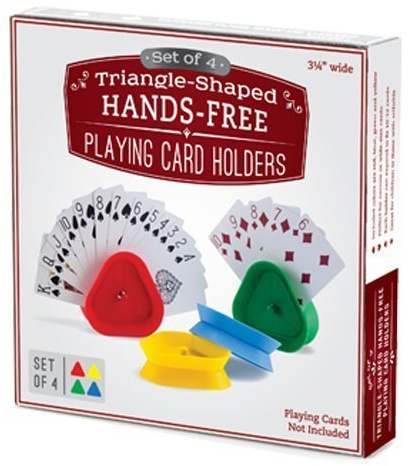 Triangle Hands-Free Playing Card Holders - Set of 4!