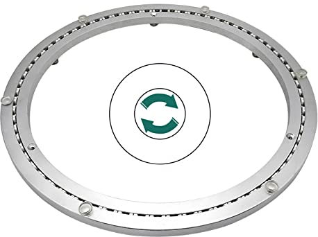 WORDFUN Kugellager Drehbar Runde Platte Plattenspieler 8-28 Zoll Aluminiumlegierung Starke Tragfähigkeit Einfach Zu Verwenden Für Tischplatten Aus Glass, Holz Und Marmor (Size : 8 inches (200mm))