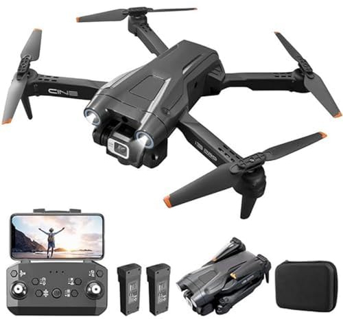 Mingfuxin Faltbare Drohne mit Kamera für Anfänger, RC Quadcopter Drohne mit App WIFI FPV Live-Video, Höhenhaltung, Headless-Modus One-Key-Abheben Landung für Erwachsene Kinder