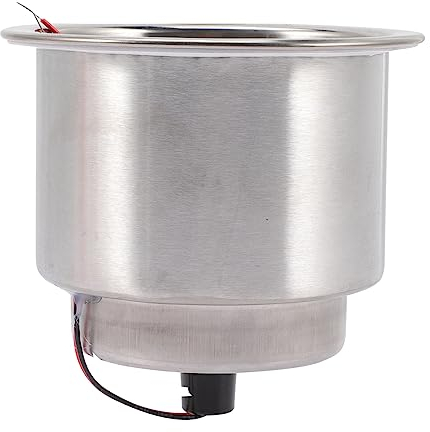 Supvox Beleuchteter Getränkehalter Aus Edelstahl Für Auto Und Boot Hitzebeständig Langlebig Multifunktional Kompatibel Mit Meisten Modellen