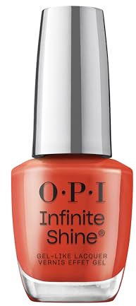 OPI Infinite Shine Smalto per Unghie - Full of Glambition - Effetto Gel e Lunga Durata, Color Rosso - con Tecnologia Pre-Cured Gel e Pennello OPI Pro-Wide (15ml).