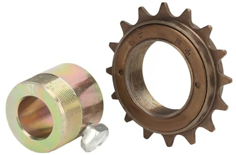 VGEBY 16T Freewheel with 20mm Adapter Replacement Lightweight Easy Installation Flywheel Adapter Kit for Electric Tricycles Motorcycles Karts