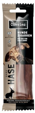 Chewies Bastoncini da masticare per cani senza cereali e senza zucchero, adatti anche per cuccioli e anziani, confezione da 10 (75 g)
