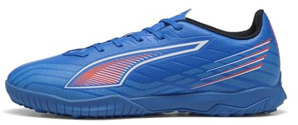 Puma Unisex Ultra 6 Play Tt Fußballschuh, Ultra Blau Puma Weiß Leuchtend Rot, 43 EU