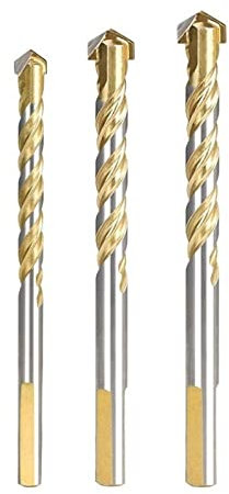 Broca triangular de 3-12mm, broca de vidrio for azulejos, hormigón, vidrio, madera, multimaterial, herramienta de perforación, 1 Uds.(1pc 12mm)