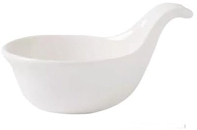 Sauce Boat Japanese Ceramic Saucer White Ceramic Dish Caviar Sauce Dish Mixed Vegetables Dish Vinegar Dish Commercial Ceramic Sauce Dish Gravy Boat(Small)