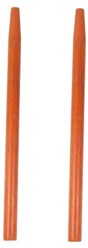 CIYODO 2pcs Hardwood Tool Handles for Hoe and Replacement, 50cm Red Wood Handles for Gardening and Agricultural Tools, Universal Farm and Garden Accessories