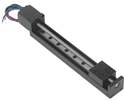 KIMISS Mini-Schienen-Schiebeaktuator für CNC-Fräser – 28-stufiger Bewegungstisch mit 200 Mm Hub und Präzision
