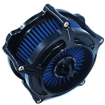 Filtro aria motore di motociclette Pulitore per filtro aria turbina moto per Bolt per XV 950(B Blue)