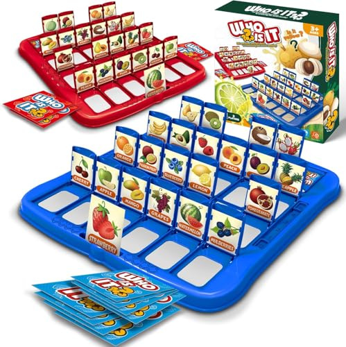 Chi è il Gioco Chi è Divertente Gioco da Tavolo 2 Giocatori Giochi di Pensiero Logico Intellettuale Divertimento Classico Giochi di Indovinazione per Famiglie Feste