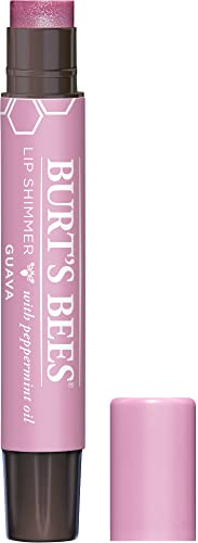 Burt's Bees 100% Natural Moisturizing Lip Shimmer, Guava - 1 Tube