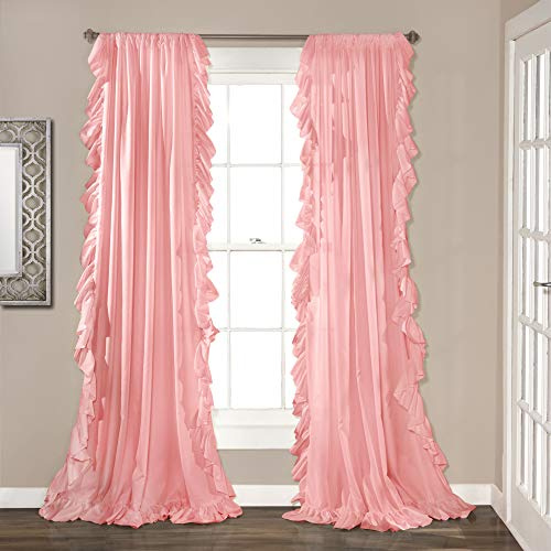 Lush Decor Reyna Window Curtain Panels Pink Set 54x84