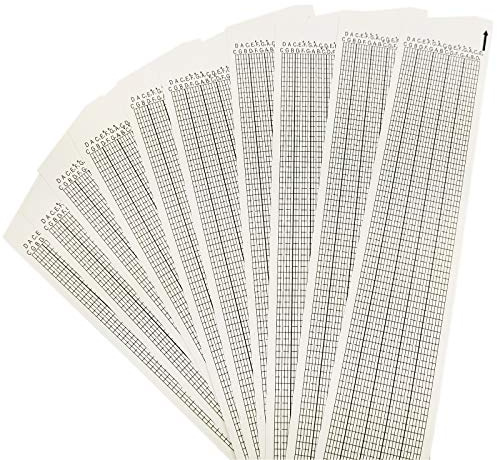 Wingostore Lot de 10 recharges de papier vierge pour boîte à musique 30 notes