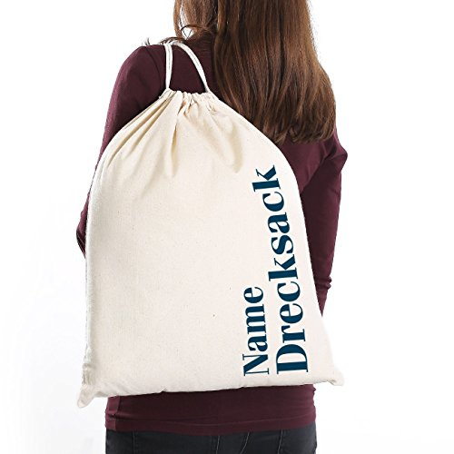 Herz & Heim® Wäschesack - Drecksack - mit Ihrem Wunschnamen bedruckt