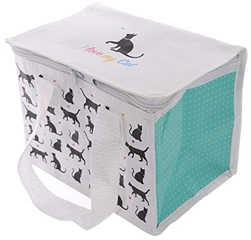 Puckator Kleine Kühltasche Design Katze I Love My Cat
