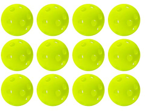 Franklin Sports Palline da golf, misura ufficiale, per allenamento al chiuso o all'aperto, lotta con palline limitate per la pratica del golf, confezione da 12, per allenamento in giardino