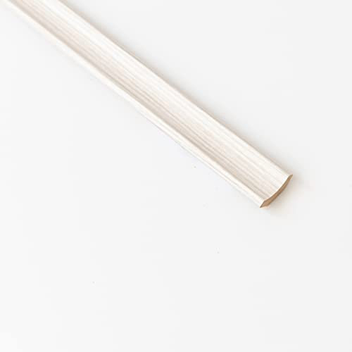 10 Stück Eckplatten MDF Eiche gebleicht, 22 x 22 mm