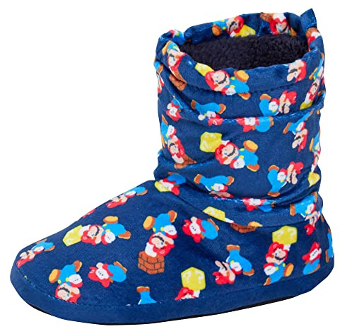Super Mario Nintendo - Zapatillas de estar por casa para niños y niñas