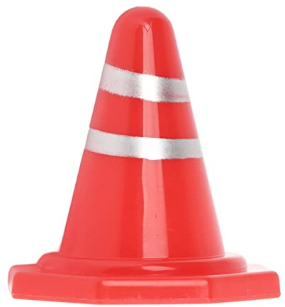 SUNGOOYUE Verkehrskegel-Spielzeug, 50 Stück Mini-Verkehrskegel-Spielzeug Miniatur-Verkehrskegel Fahrzeugwaage Zubehör für Kinder Kinder RC Ferngesteuertes Auto Fußballtraining