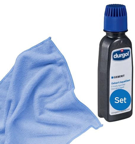 6x Geberit AquaClean Entkalkungsmittel 147040001 inkl. kör4u Mikrofasertuch