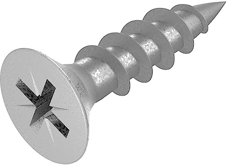 SECCARO Tornillo para paneles de aglomerado 4 x 16 mm, acero inoxidable V2A A2, tornillo para madera con rosca completa, cruz/PZ, 500 piezas