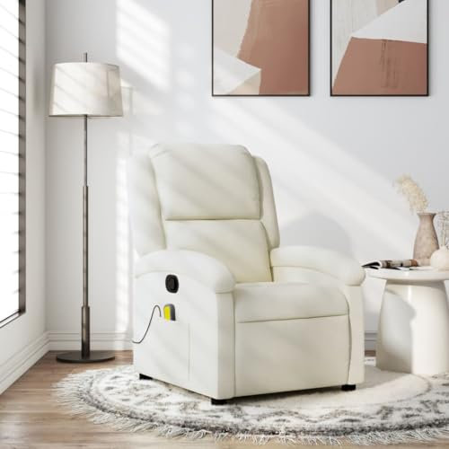 IKAYAA Massagesessel Fernsehsessel mit Liegefunktion Verstellbar Massage Sessel mit Massagefunktion Relaxsessel Relaxliege Wohnzimmer Liegesessel Bequem Massagestuhl
