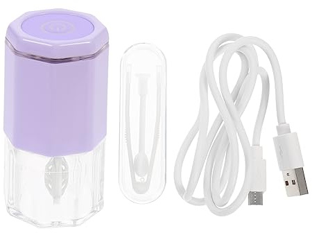 NIYANGLE Macchina Portatile per Pulizia Superfici Ricarica USB in ABS, Pulitore Elettrico per Occhiali da Vista per Casa e Ufficio, Set Completo Cavo USB