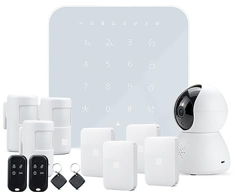 Système de sécurité Domestique Système D'alarme De Sécurité Domestique Intelligent, GSM, 3G, 4G, Kit en Option Anti-cambriolage, Application Tuya, Bras De Commande, Désarmement, Peut Fonctionner(13