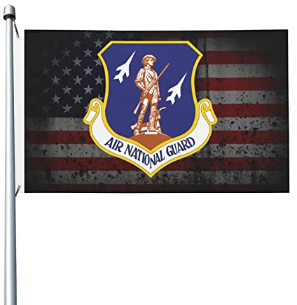 Drapeau De Jardin Us National Guard Garden Flag Couleur Vive Drapeau De Bienvenue Premium Pride Flag Pour Pavillon Patio Cour 152X90CM