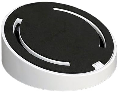 Soporte de cámara de seguridad en ángulo con base inclinada para cámaras domo de interior, base de montaje de cámara de construcción compacta y duradera