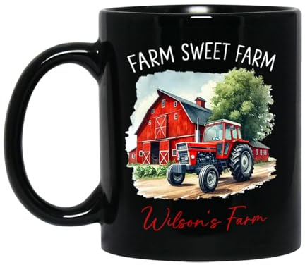 Tazze Da Tè Farm Sweet Farm Tazzine Da Caffè,Personalizzabile,Particolari,Tazza In Ceramica Per Papà Ufficio Lavoro 330Ml