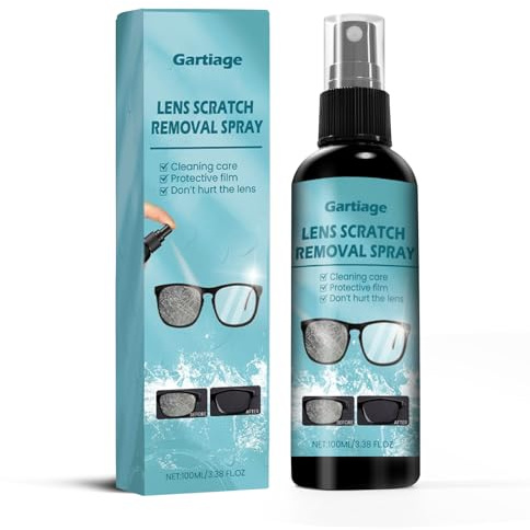 Gartiage Eyeglass Scratch Remover for Lenses, Eyeglass Cleaner Spray, Glasses Lens Scratch Remover for Eyeglasses, Sunglasses Cleaning Kit (1PCS)