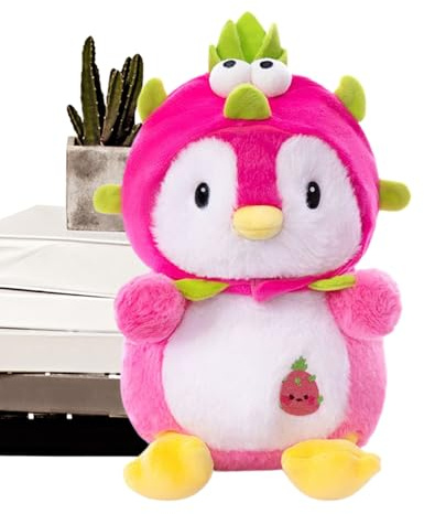 Penguin Soft Toy Penguin Fruit | Soft Accompanying Toys - For Adults Collectors Playtime Bedtime Bedroom Living Room Car Sofa Bed Travel Room