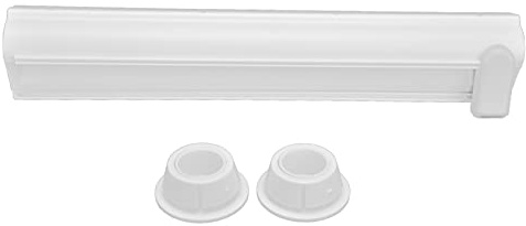 LOCADENCE Dispenser Pellicola Trasparente con Taglierino, 15 X 2,6 X 2,8 Pollici Taglierina Regolabile Ricaricabile per Pellicola Trasparente per Alimenti per Foglio Alluminio