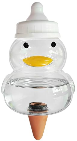 Pasbuteiy Sfere per irrigazione | Attrezzature per irrigazione a forma di anatra – Automatico per piante da interno, giardino, balcone, terrazza, vacanze, viaggi