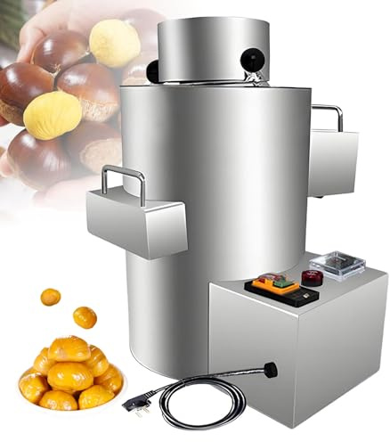 Pelapatate automatico in acciaio inox 550W con 5 configurazioni lame, ideale per ristoranti e pasticcerie