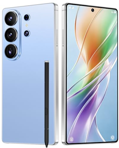 MTGud Teléfono Inteligente 4G, Pantalla HD de 6,6 Pulgadas, 4GB+32GB Ampliable hasta 256GB, cámara 13MP+21MP, Android 12, desbloqueo Facial/WiFi/GPS/OTG USB/lápiz táctil Integrado (Blue)