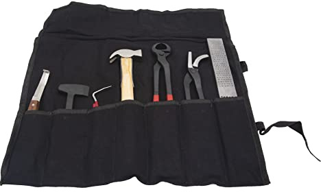 PFIFF 005102 Hufbeschlagset mit Tasche, Hufbeschlag Werkzeug Set, 7 Teile