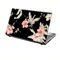 TaylorHe 15,6 Autocollants en vinyle coloré avec motif pour ordinateur portable (38cm x 25,5cm) Laptop Skin fleurs, rose, noir