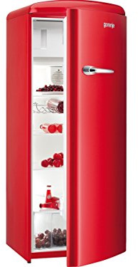 Gorenje RK 60299 ORD Réfrigérateur sur pied/A + + / 0,54 kWh / 255 L/compartiment congélateur 26 L/système de refroidissement à recyclage avec fonction Quick Cooling / 4 étagères en verre/rouge