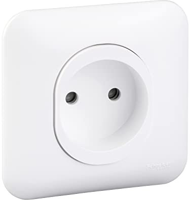 Ovalis - prise de courant - 2P - 16A- avec éclipse - avec griffes